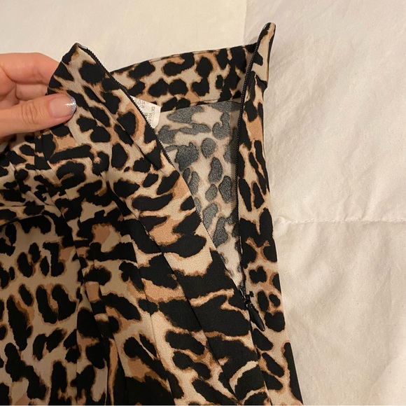 Zara Leopard Print MIDI Skirt - Picture 6 of 6